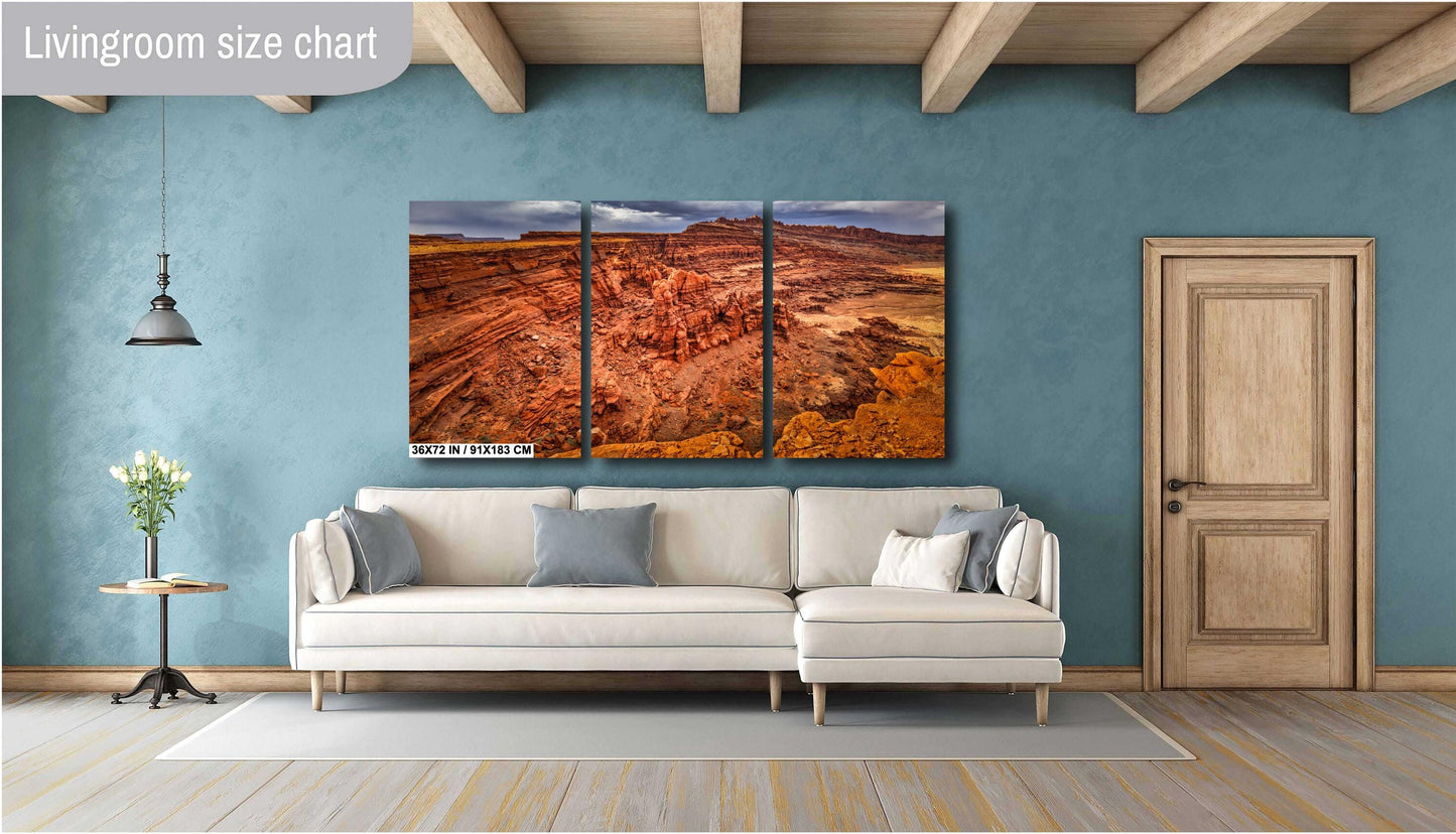 Moab Chicken Corners Trail Landscape Print - Utah Desert Photography Wall Art in Premium Photo Paper, Canvas, Acrylic & Metal