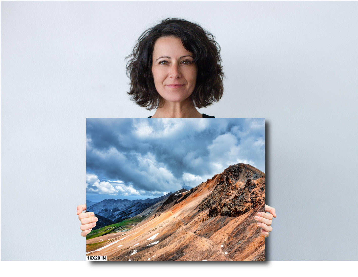 Colorado Alpine Loop Photography: Engineer Pass Summit View & Silverton Ouray Mountain Landscape Art Print