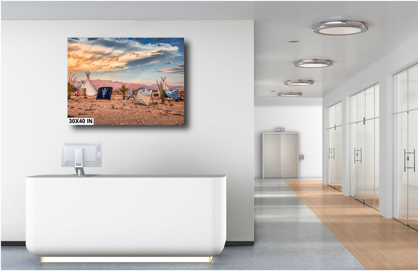 Terlingua Texas Tipi Wall Art | Desert Landscape Photography Print on Canvas, Paper, Acrylic & Metal