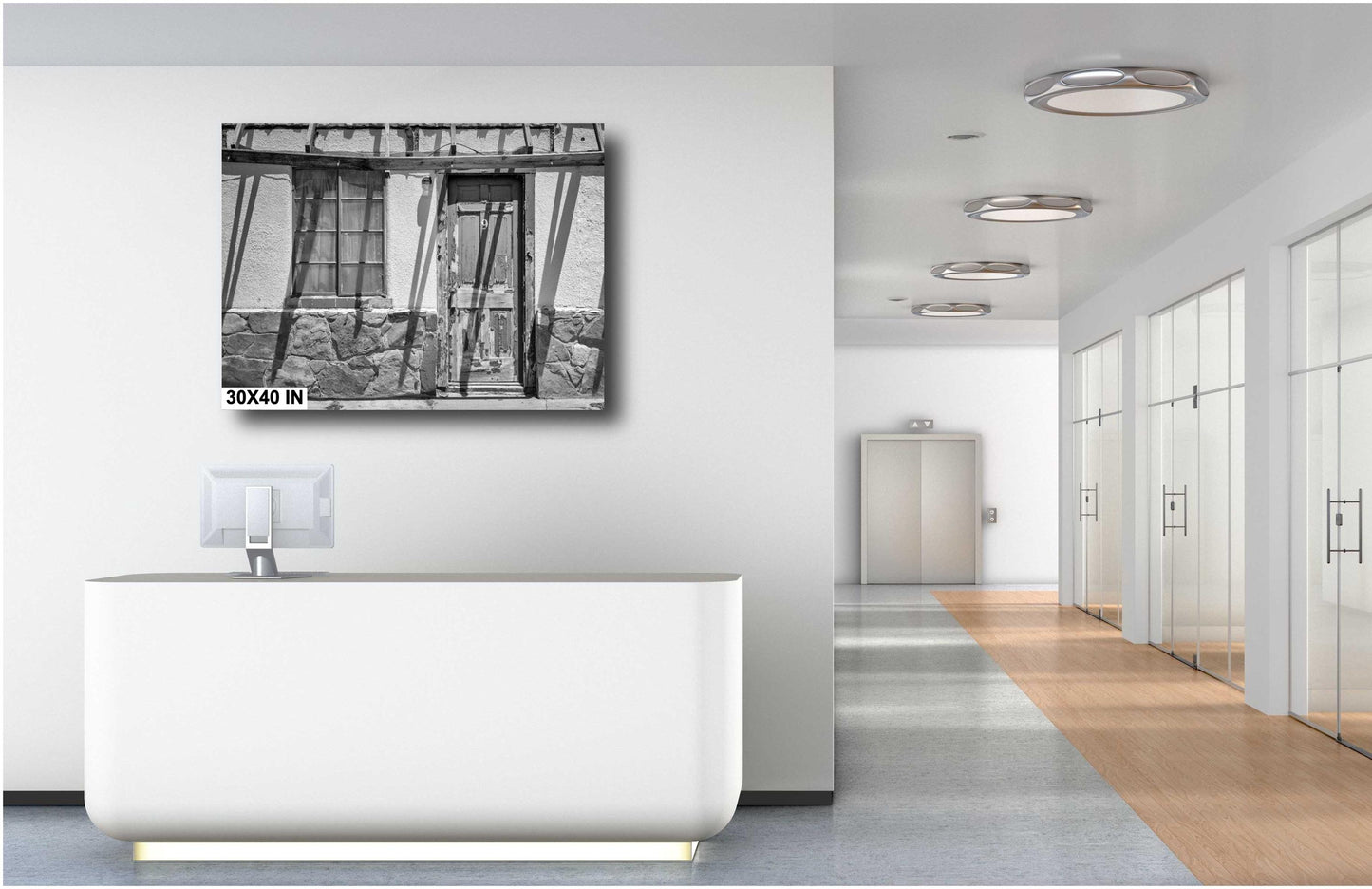 Haunting Abandoned Motel Room 9 Photograph | Vintage Roadside Americana Wall Art Print on Canvas & Metal
