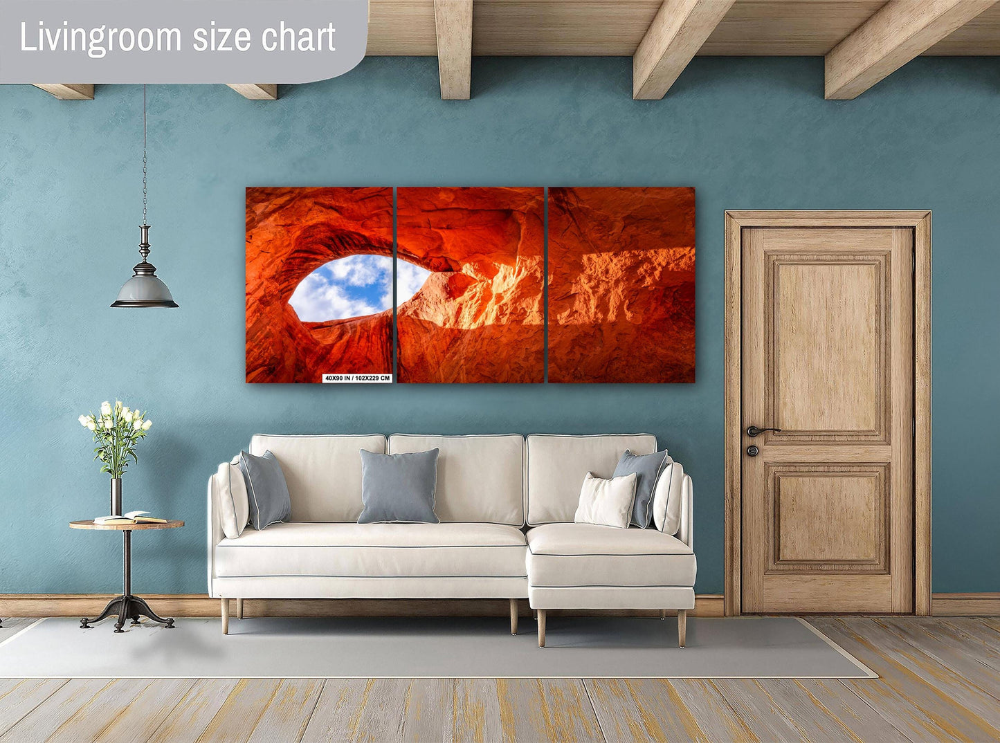 Monument Valley Art Print - Sun's Eye Arch Arizona Landscape Photo on Canvas, Metal, Acrylic & Photo Paper Decor