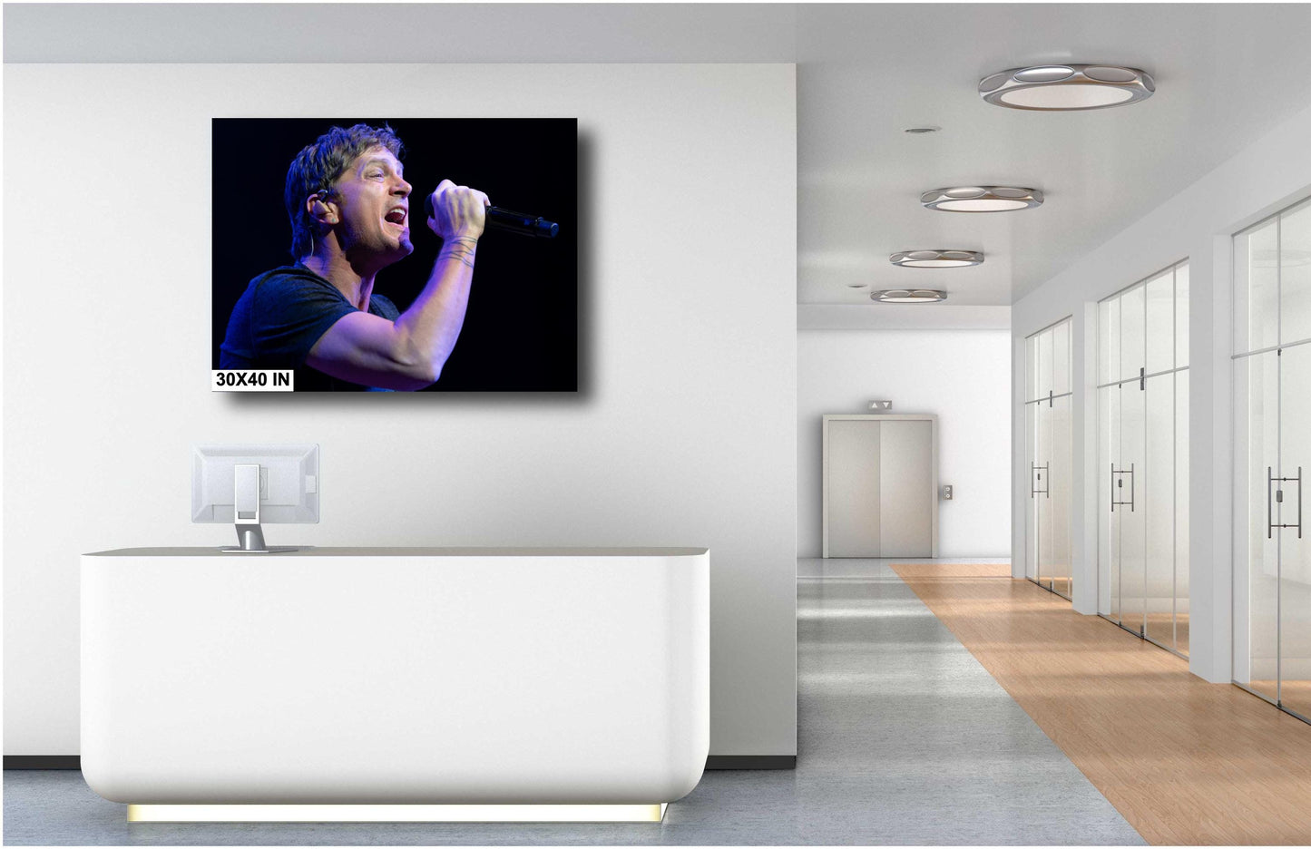 Concert Wall Art - Rob Thomas Matchbox Twenty Live Concert Photography Print - Photo Paper, Canvas & Metal Options - Music Wall Art Decor