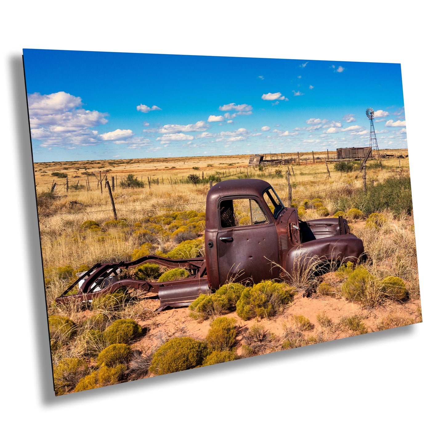 1948 Chevy Pickup Photography Print: Route 66 New Mexico Decor for Garage, Man Cave & Home Spaces