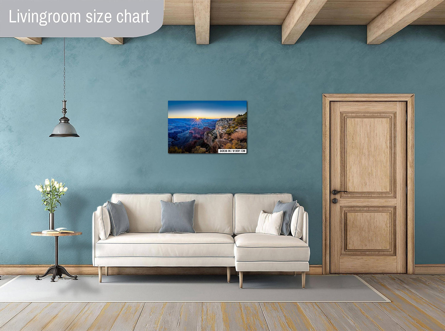 Grand Canyon Print - Arizona Sunrise Photo on the South Rim, Premium Paper, Canvas, Acrylic & Metal Options