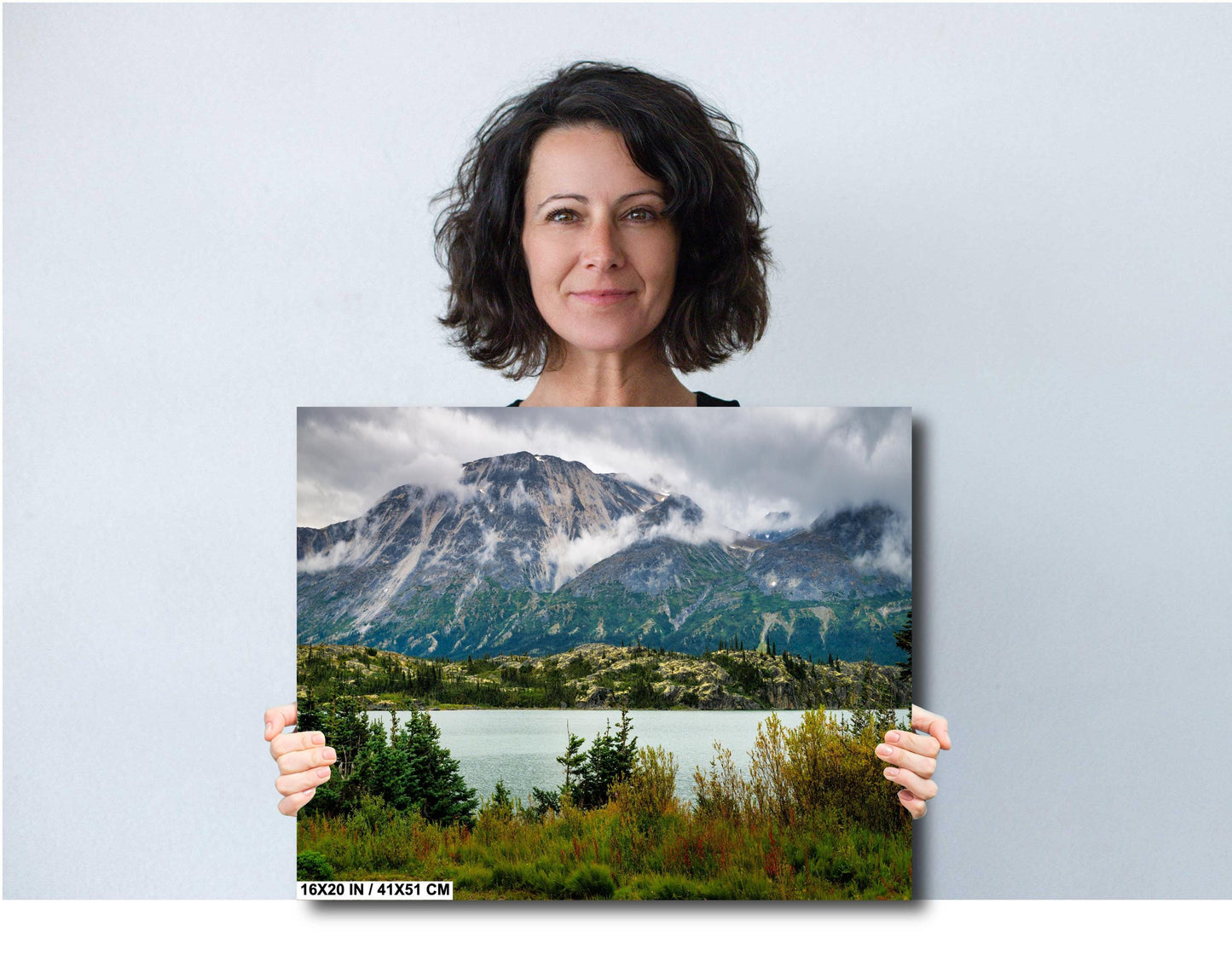 Bernard Lake Art Print - Fraser Alaska Landscape | White Pass & Yukon Railway Fine Art Decor for Your Home