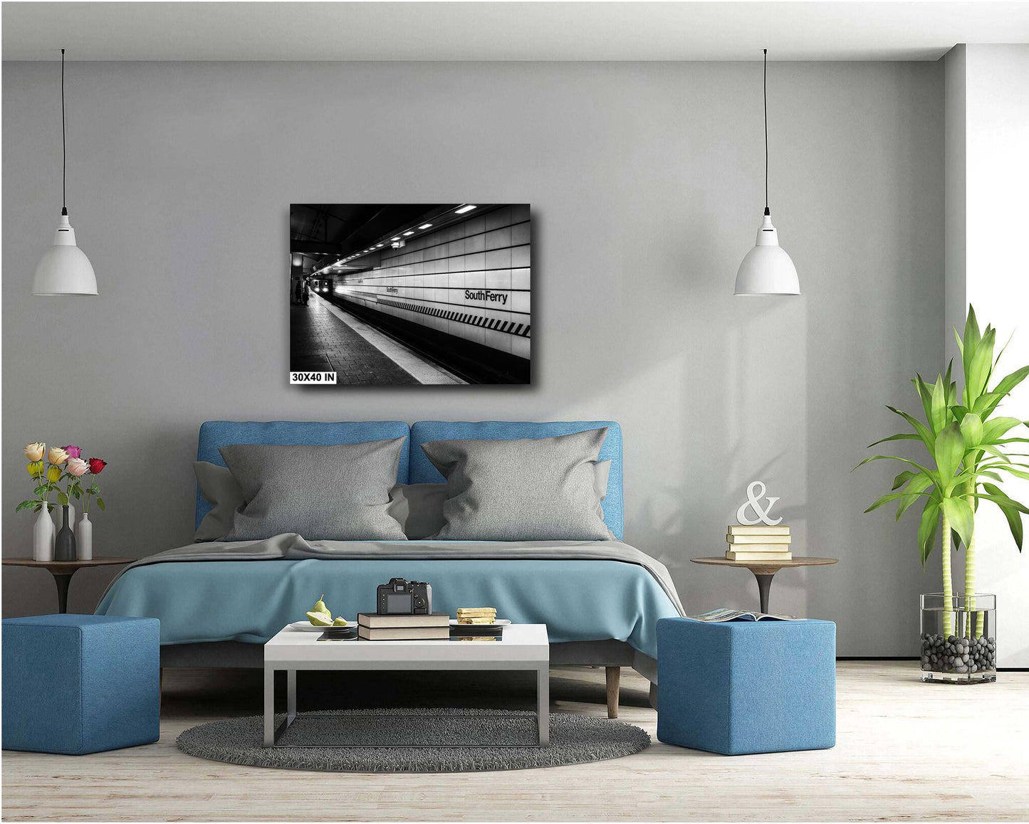 South Ferry NYC Subway Station Canvas Print: MTA Art, Manhattan, Staten Island Ferry & Battery Park Photo Decor
