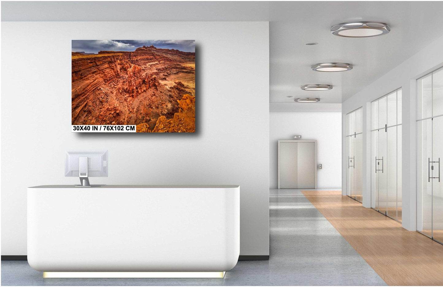 Moab Chicken Corners Trail Landscape Print - Utah Desert Photography Wall Art in Premium Photo Paper, Canvas, Acrylic & Metal