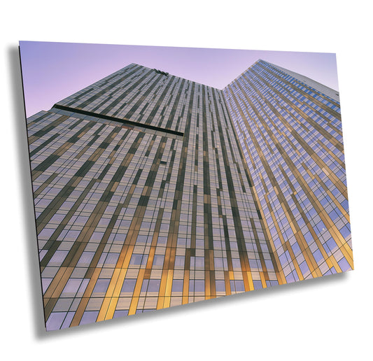 Waldorf Astoria Las Vegas Skyline Canvas: Night City Panorama Multi-Panel Wall Art for Office & Home Decor