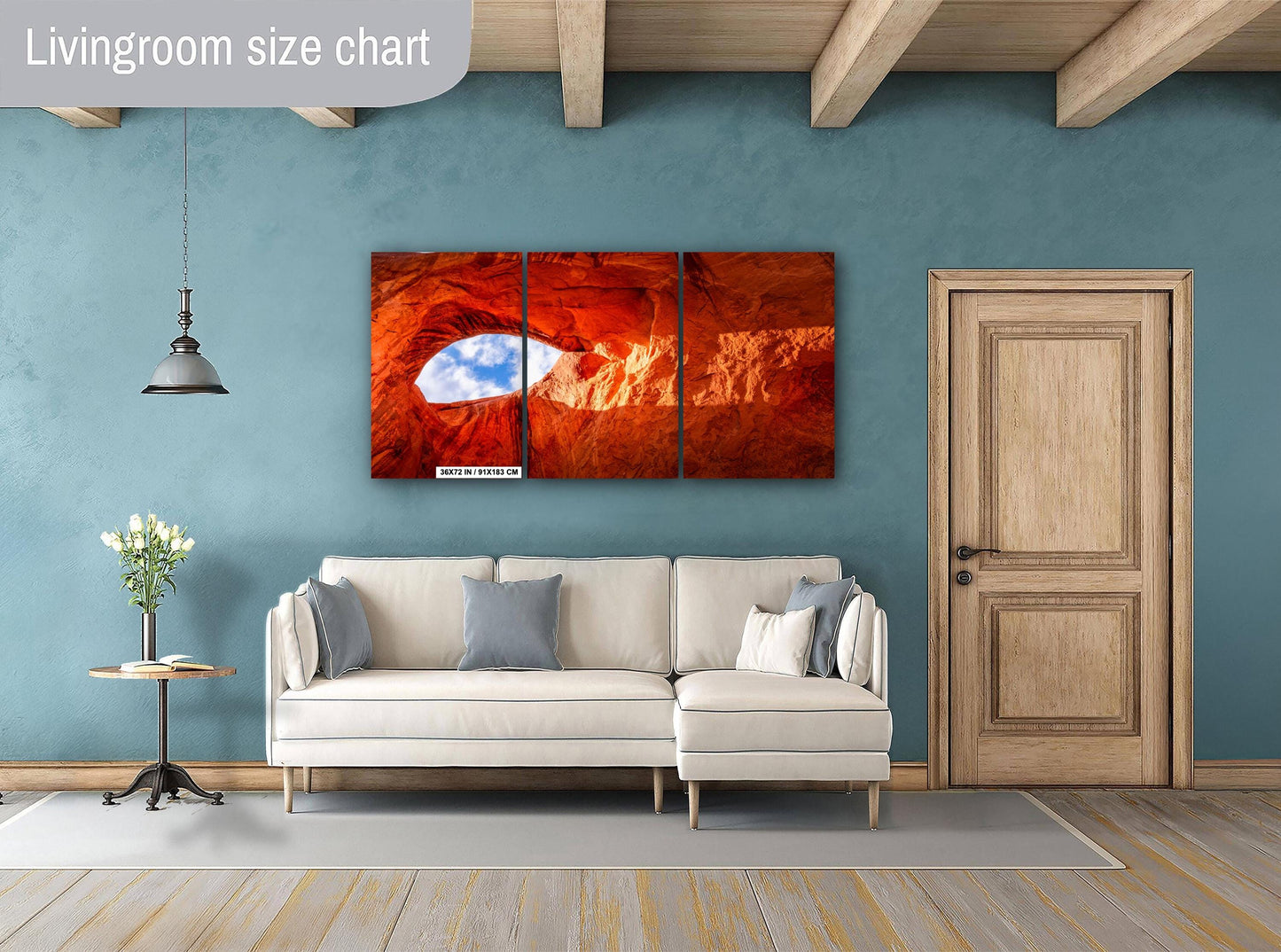 Monument Valley Art Print - Sun's Eye Arch Arizona Landscape Photo on Canvas, Metal, Acrylic & Photo Paper Decor