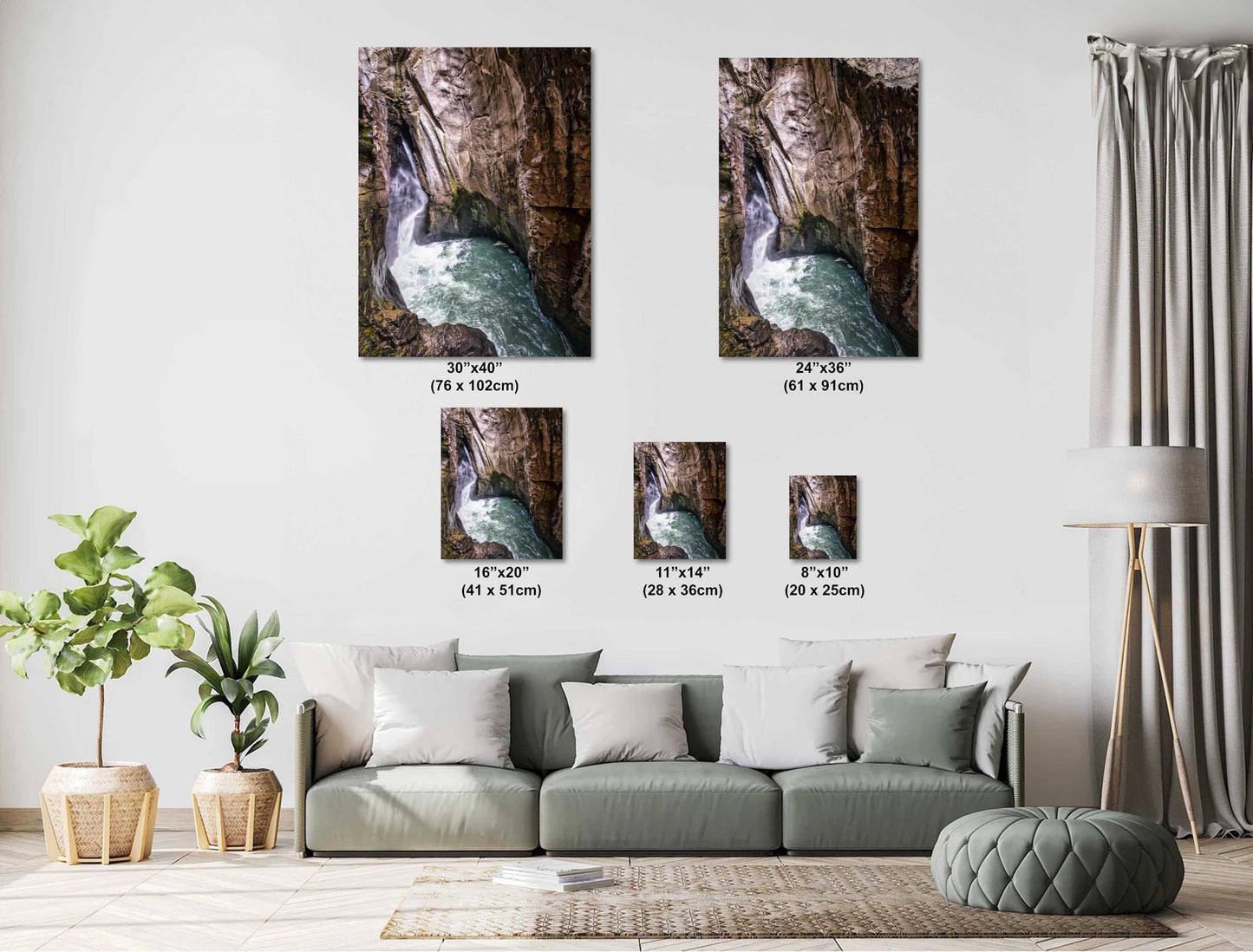 Box Canon Falls Print: Stunning Rocky Mountain Waterfall Art - Ouray Colorado Alpine Loop Landscape Photography