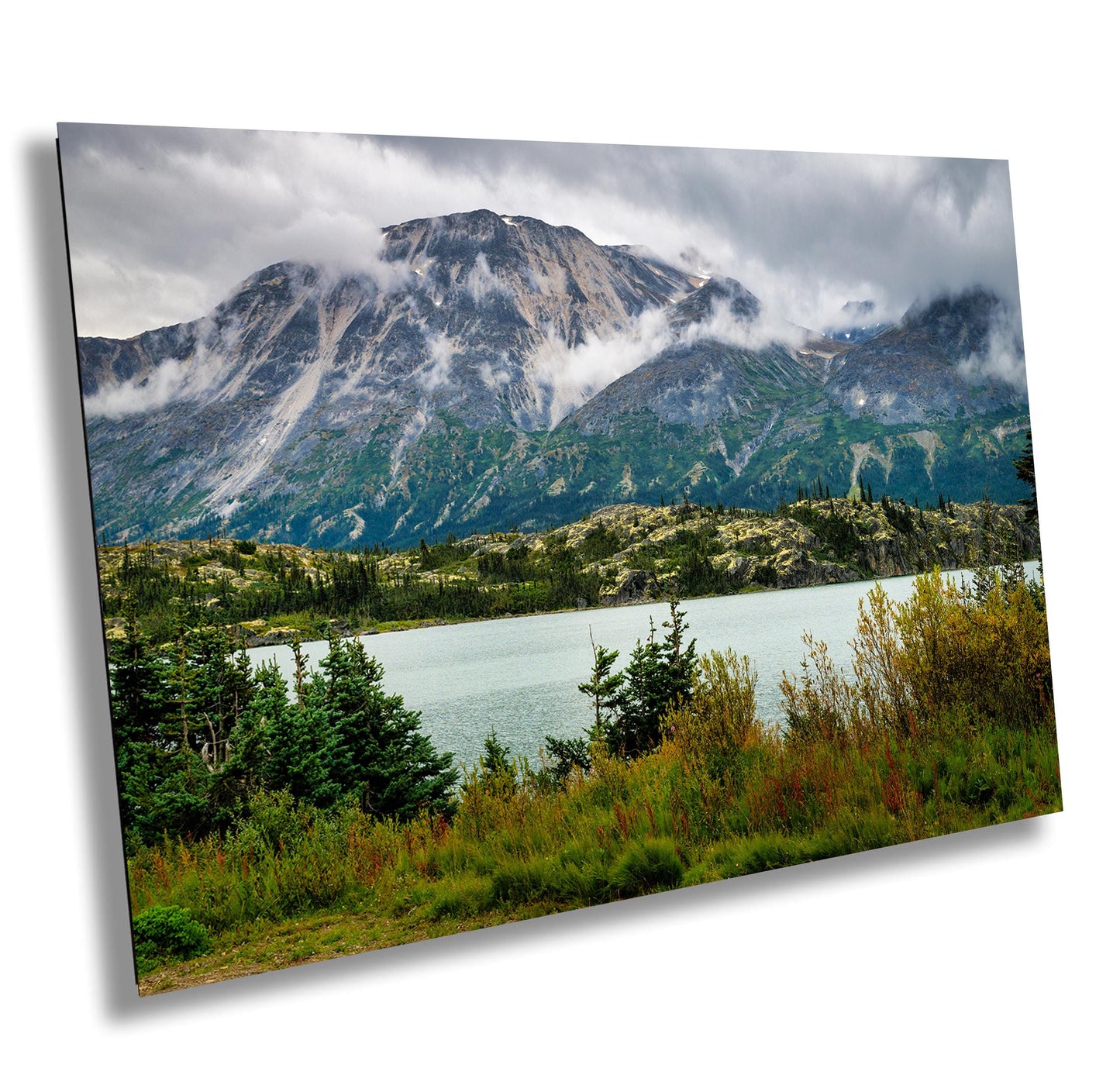 Bernard Lake Art Print - Fraser Alaska Landscape | White Pass & Yukon Railway Fine Art Decor for Your Home
