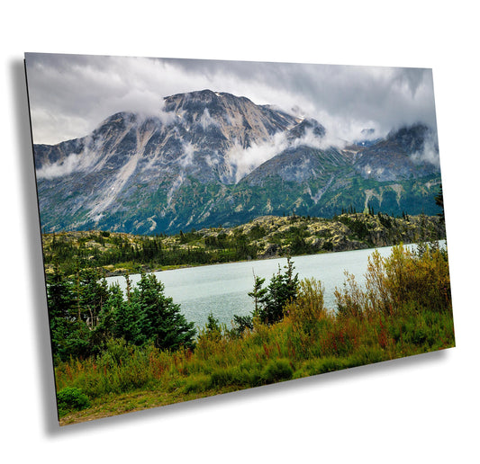 Bernard Lake Art Print - Fraser Alaska Landscape | White Pass & Yukon Railway Fine Art Decor for Your Home