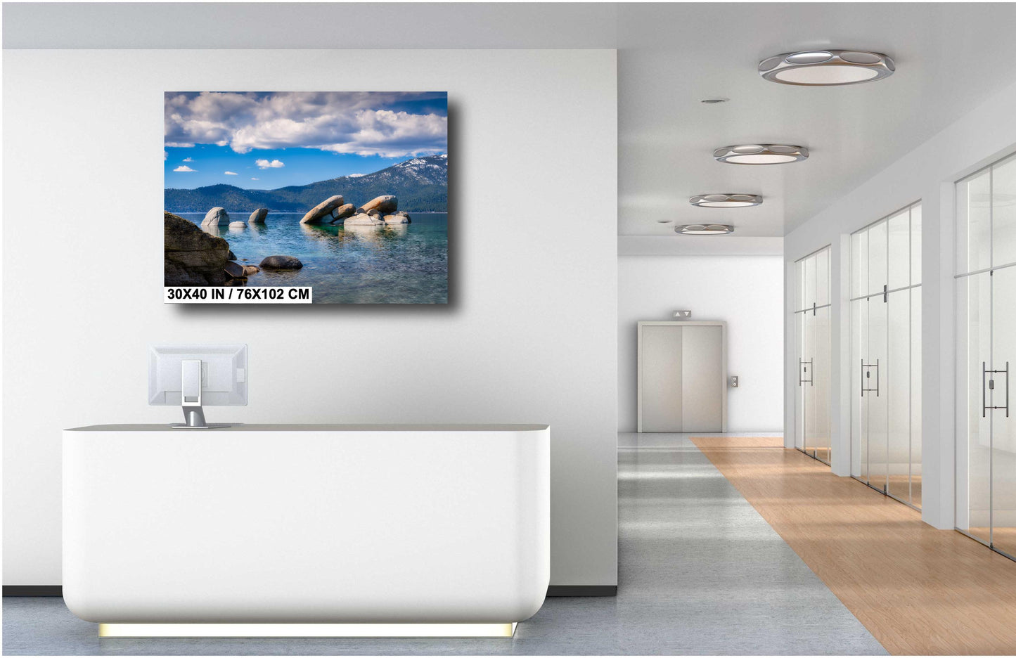 Lake Tahoe Print - Photo of Sand Harbor State Park - Wall Art on Canvas, Acrylic, Metal & Photo Paper - Lake Tahoe Photography Decor