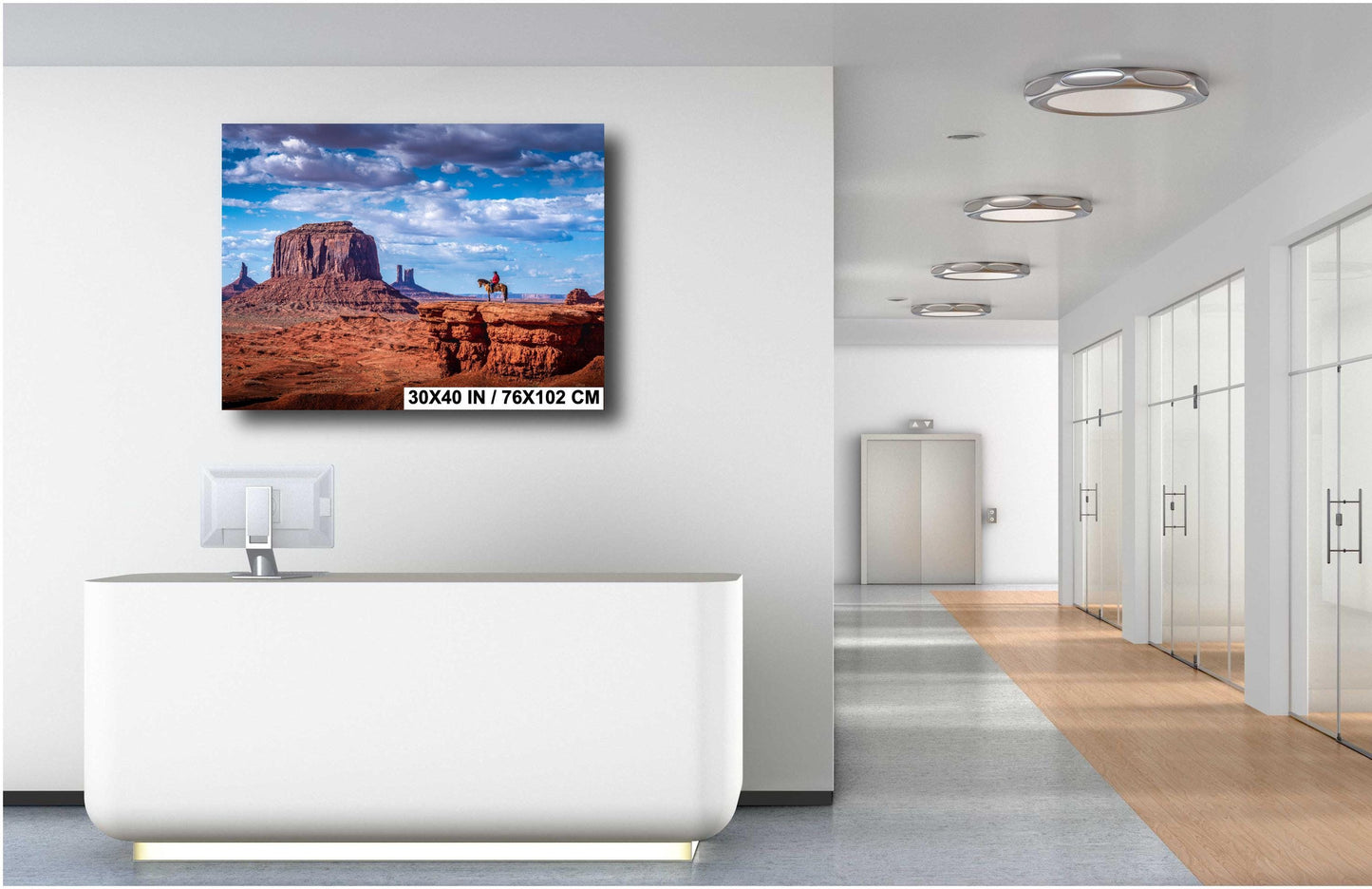 Monument Valley Print - Desert Wall Art of John Ford's Point, Utah Landscape Photography on Photo Paper, Canvas, Acrylic & Metal Decor