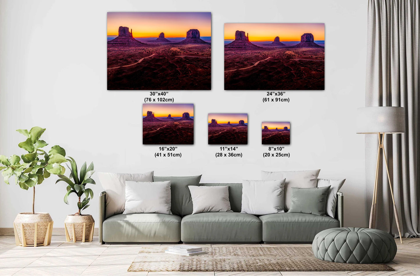 Monument Valley Print - Southwest Home Decor, Arizona and Utah Landscape Photography on Photo Paper, Canvas, Acrylic & Metal Decor