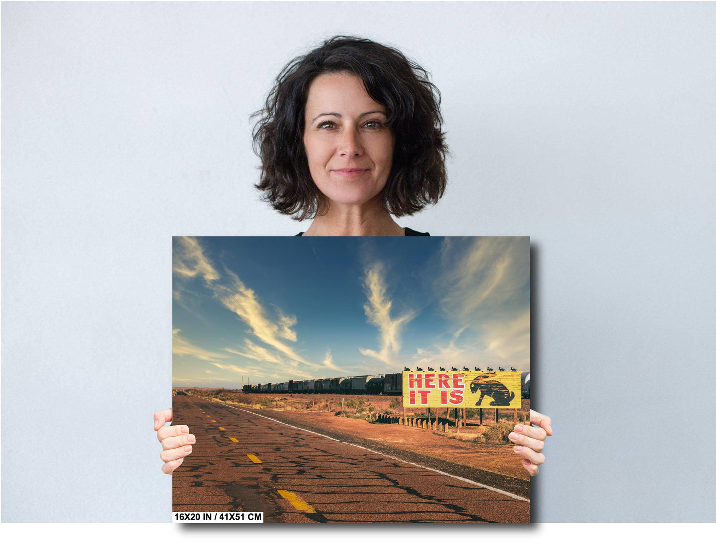 Jack Rabbit Trading Post Route 66 Photography Print | Americana Art on Premium Paper & Ready-to-Hang Canvas
