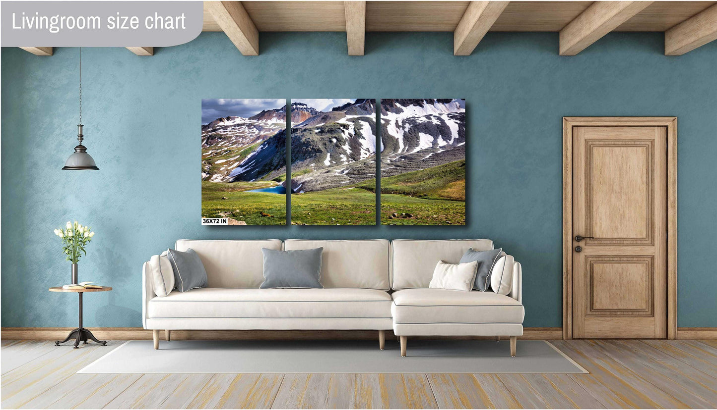 Rocky Mountain Photography Print: Yankee Boy Basin Trail View - Stunning Silverton/Ouray Alpine Loop Art for Home Decor