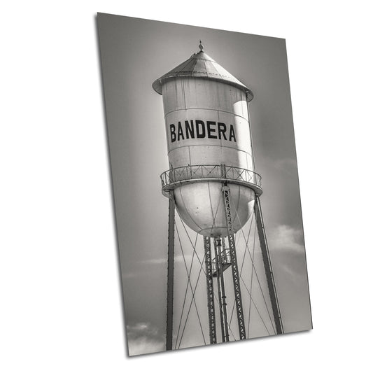 Rustic Water Tower Print: Texas Farmhouse Photo on Premium Paper & Ready-to-Hang Canvas, Unique Wall Art Décor for Home or Office