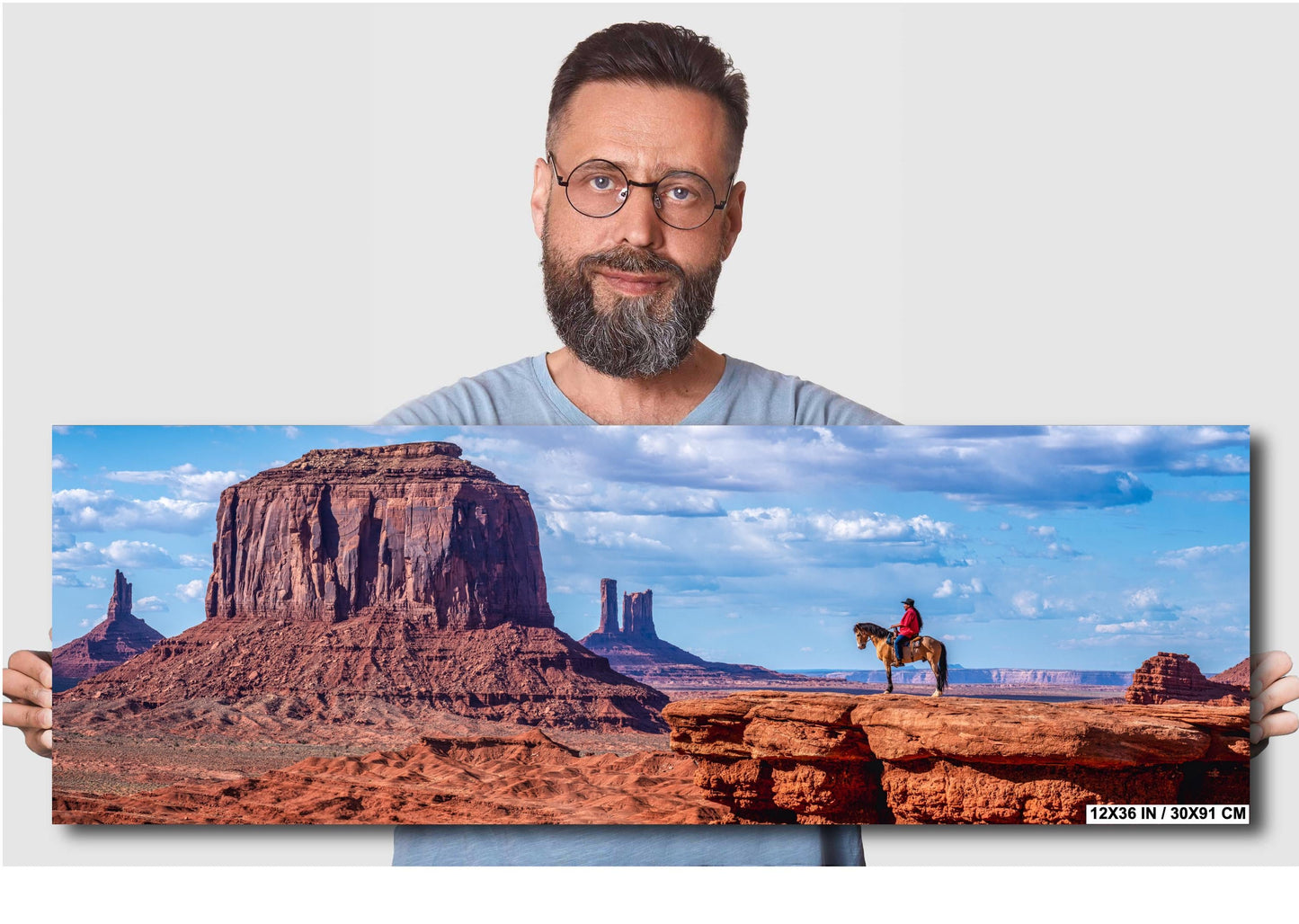 Monument Valley Print - Desert Wall Art of John Ford's Point, Utah Landscape Photography on Photo Paper, Canvas, Acrylic & Metal Decor