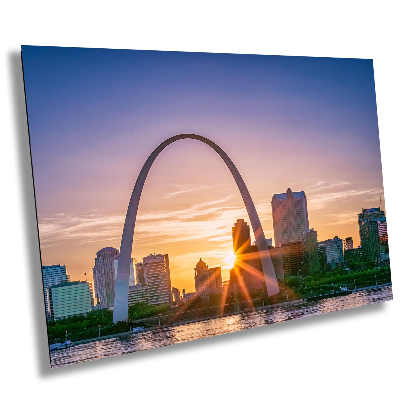 Gateway Arch Sunset Photography | St. Louis Skyline Wall Art Print - Large Size on Canvas, Metal & More