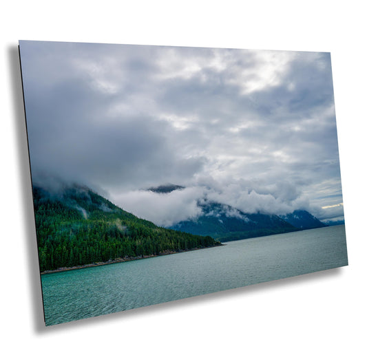 Alaska Wall Art - Large Nature Poster - Inside Passage Cruise Decor for Living Room & Lodge