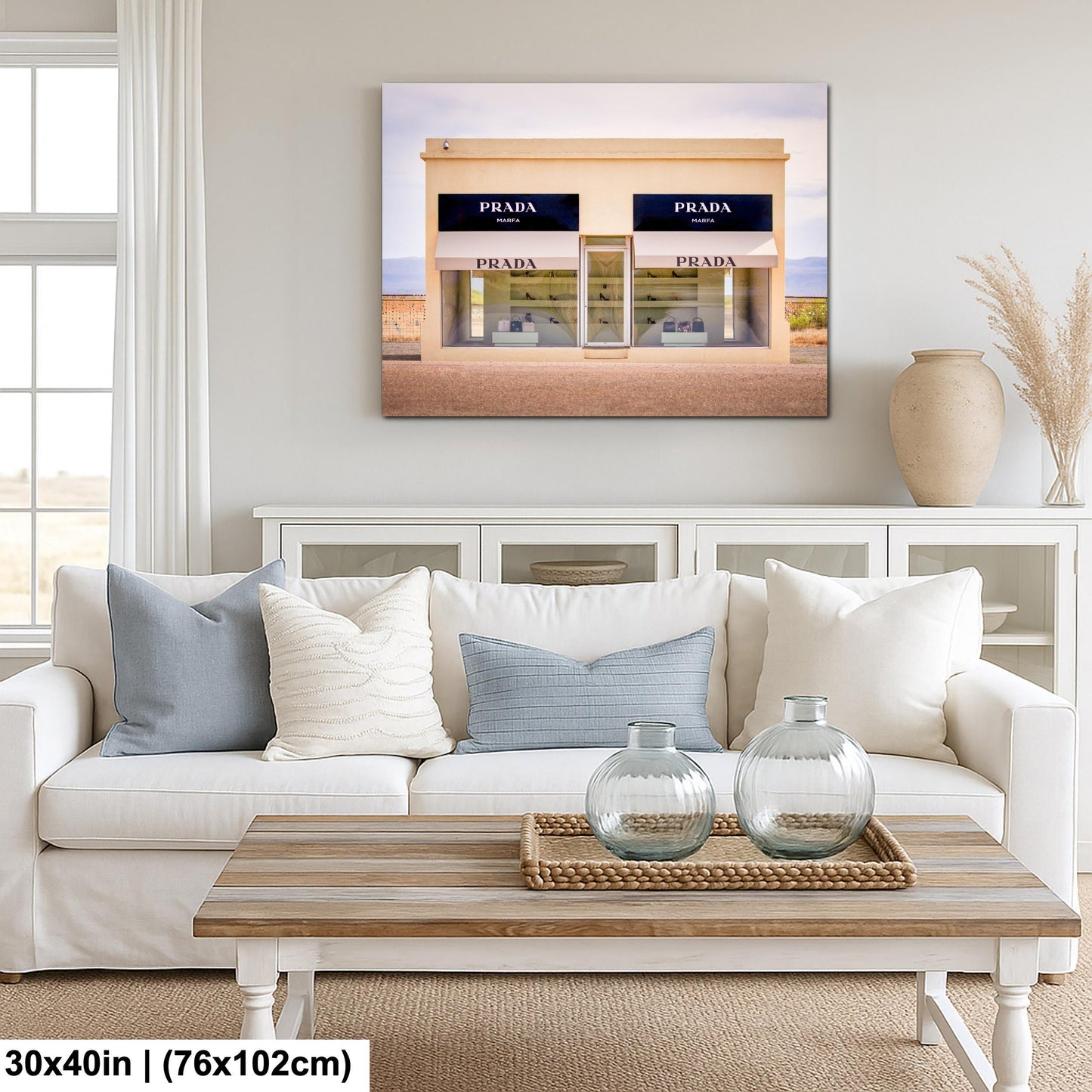 Marfa Texas Photo Print - Luxury Desert Wall Art | Ready to Hang Canvas