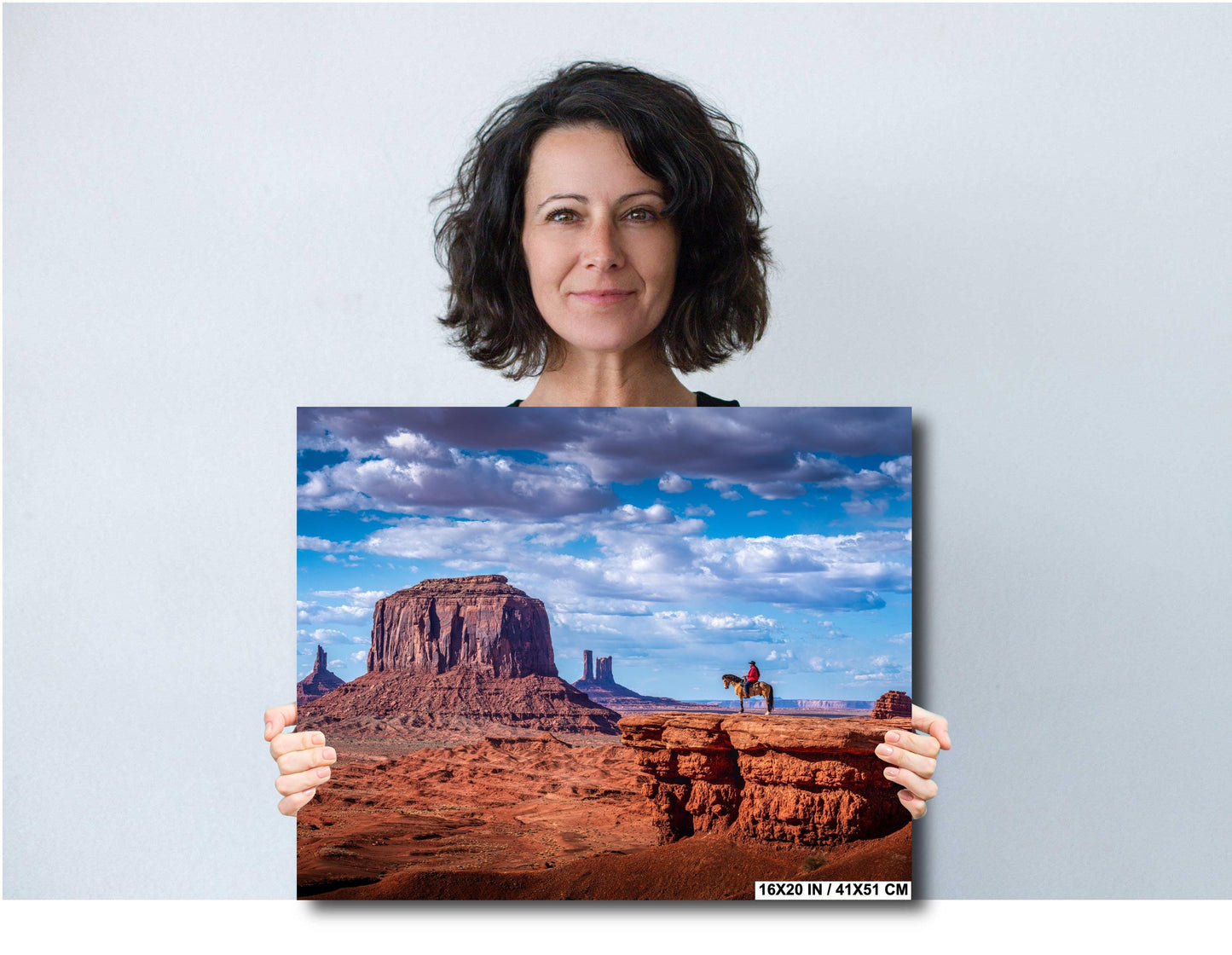 Monument Valley Print - Desert Wall Art of John Ford's Point, Utah Landscape Photography on Photo Paper, Canvas, Acrylic & Metal Decor