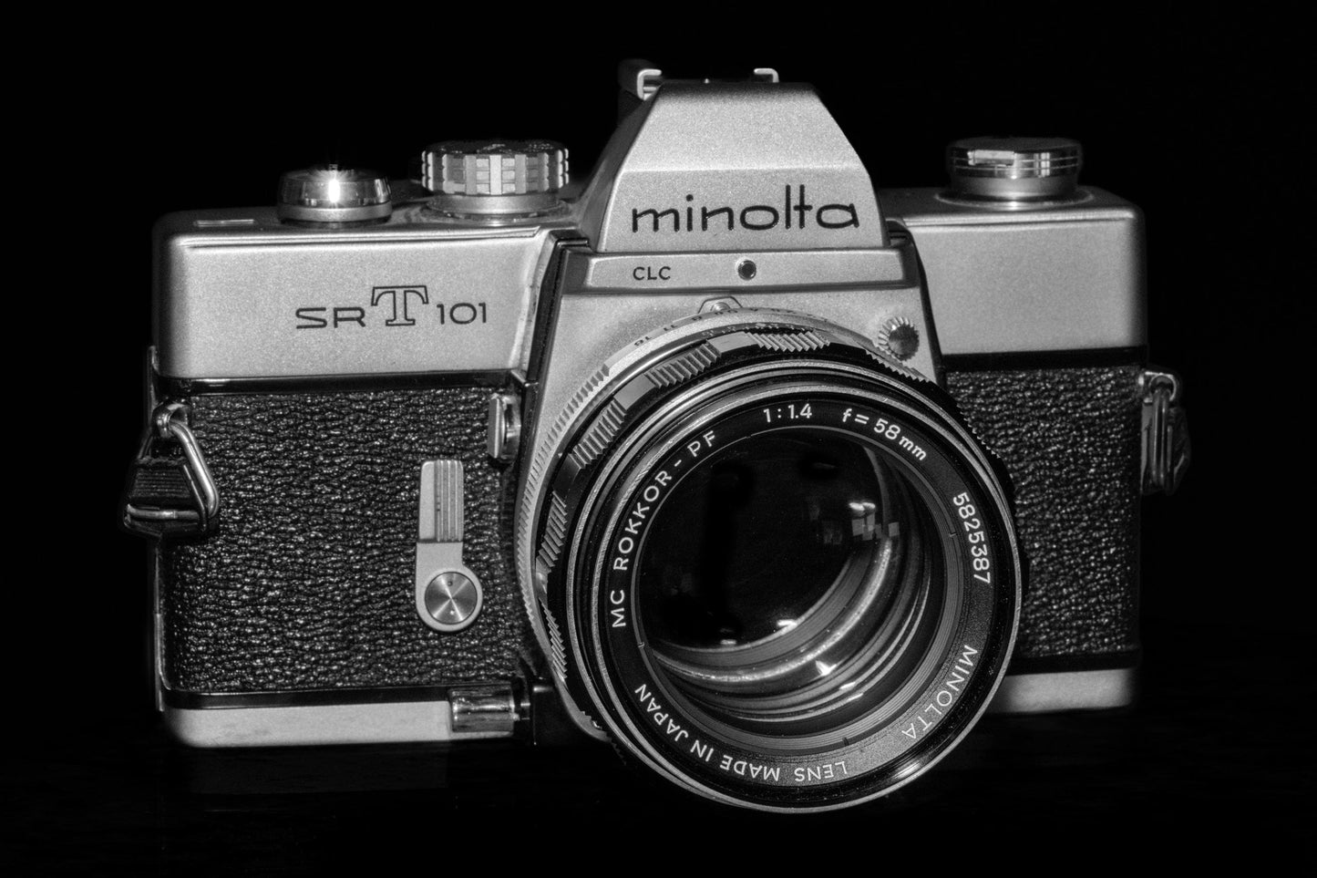 Minolta Camera B&W Photography Print - Premium Wall Decor on Photo Paper, Canvas, Acrylic, and Metal - High Quality Decor