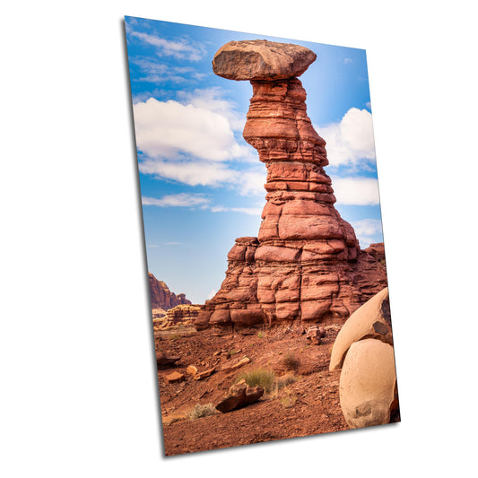 Colorado River Canyon Photography: Red Rock Formations & Desert Hoodoos Wall Art Print - Moab Utah