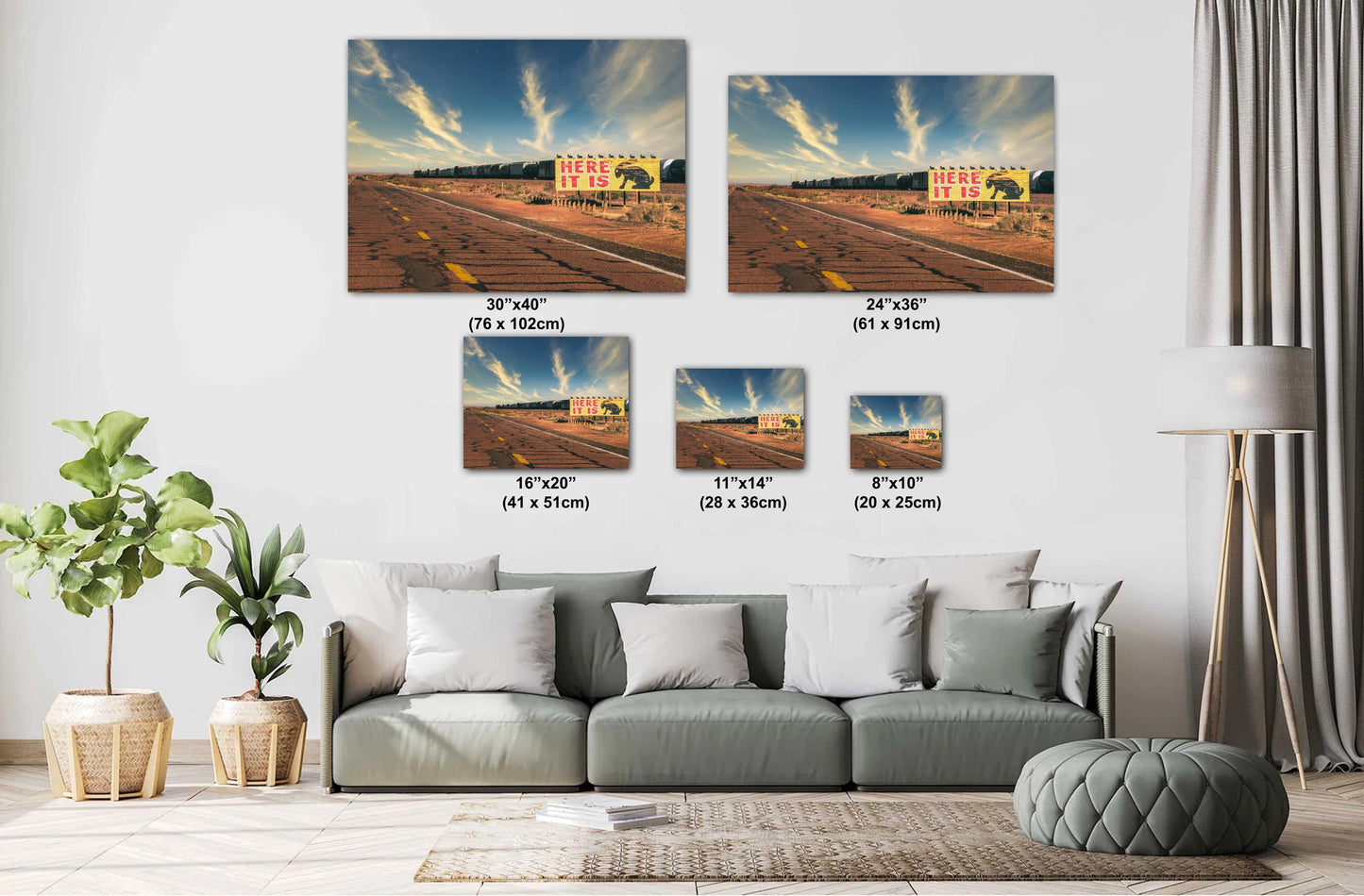 Jack Rabbit Trading Post Route 66 Photography Print | Americana Art on Premium Paper & Ready-to-Hang Canvas
