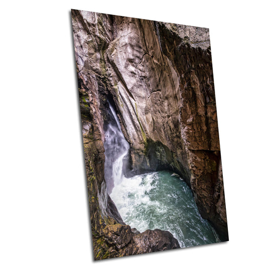 Box Canon Falls Print: Stunning Rocky Mountain Waterfall Art - Ouray Colorado Alpine Loop Landscape Photography