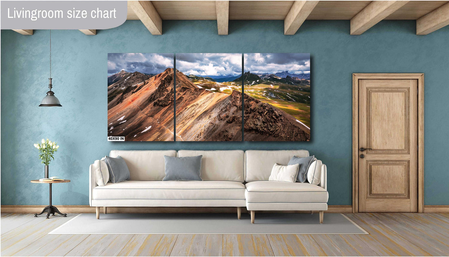 Rocky Mountain Colorado Alpine Loop: Engineer Pass Summit View Photography Print, Silverton & Ouray Wall Art Decor