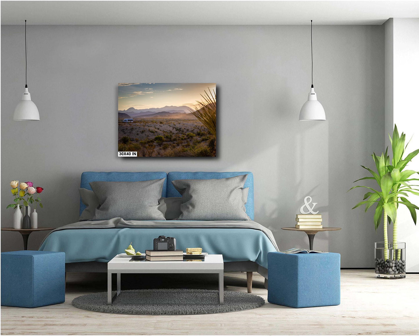 Big Bend Terlingua Texas Desert Landscape Art Print - Photography Poster for Wall Decor on Photo Paper, Canvas, Acrylic, or Metal