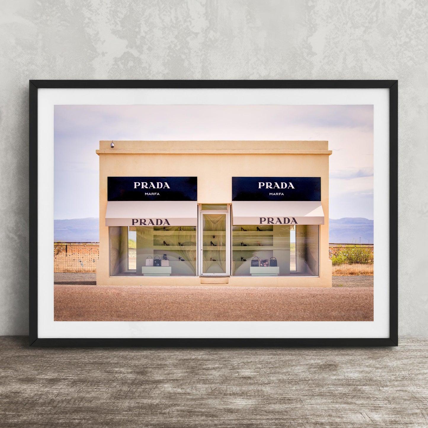 Marfa Texas Photo Print - Luxury Desert Wall Art | Ready to Hang Canvas