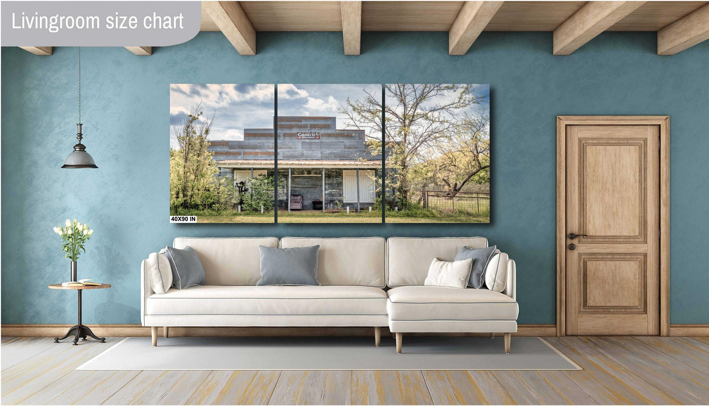 Country Decor - Small Town General Store Photography Print | Premium Photo Paper, Canvas, Acrylic & Metal Options | Burkett, Texas Art