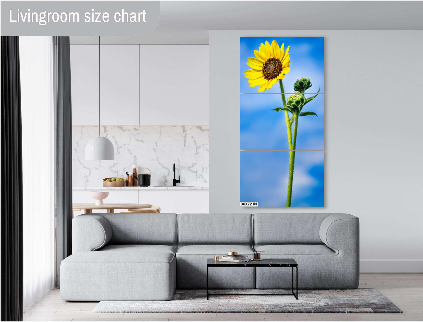 Sunflower Photography: Botanical Wall Art Print, Texas Nature Canvas, Paper, Acrylic & Metal Decor for Home or Office