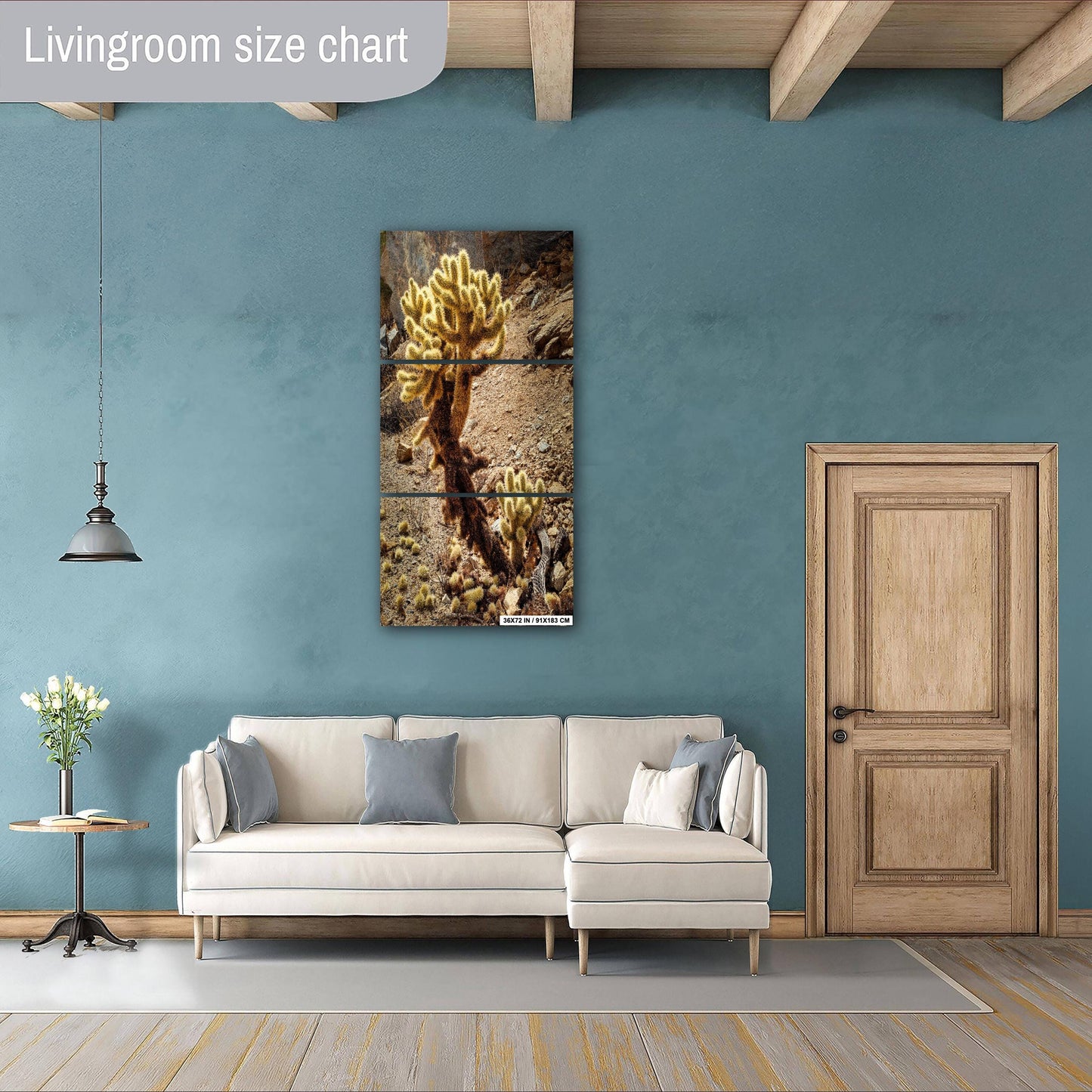 Cactus Print Wall Art - Teddy Bear Cholla Photo Poster - Arizona Nevada California Desert Cactus Decor on Paper, Canvas, Acrylic, or Metal