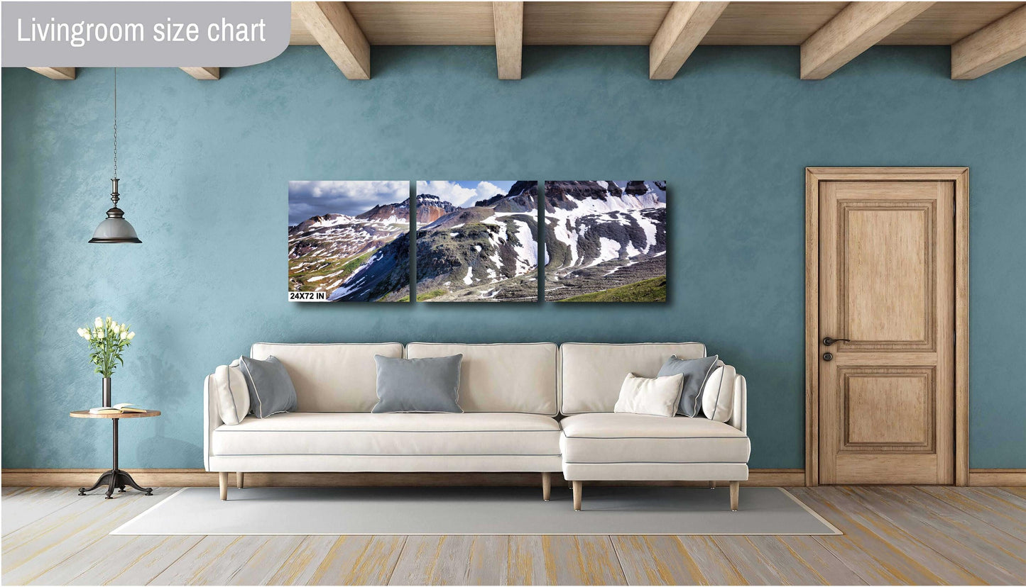Rocky Mountain Photography Print: Yankee Boy Basin Trail View - Stunning Silverton/Ouray Alpine Loop Art for Home Decor