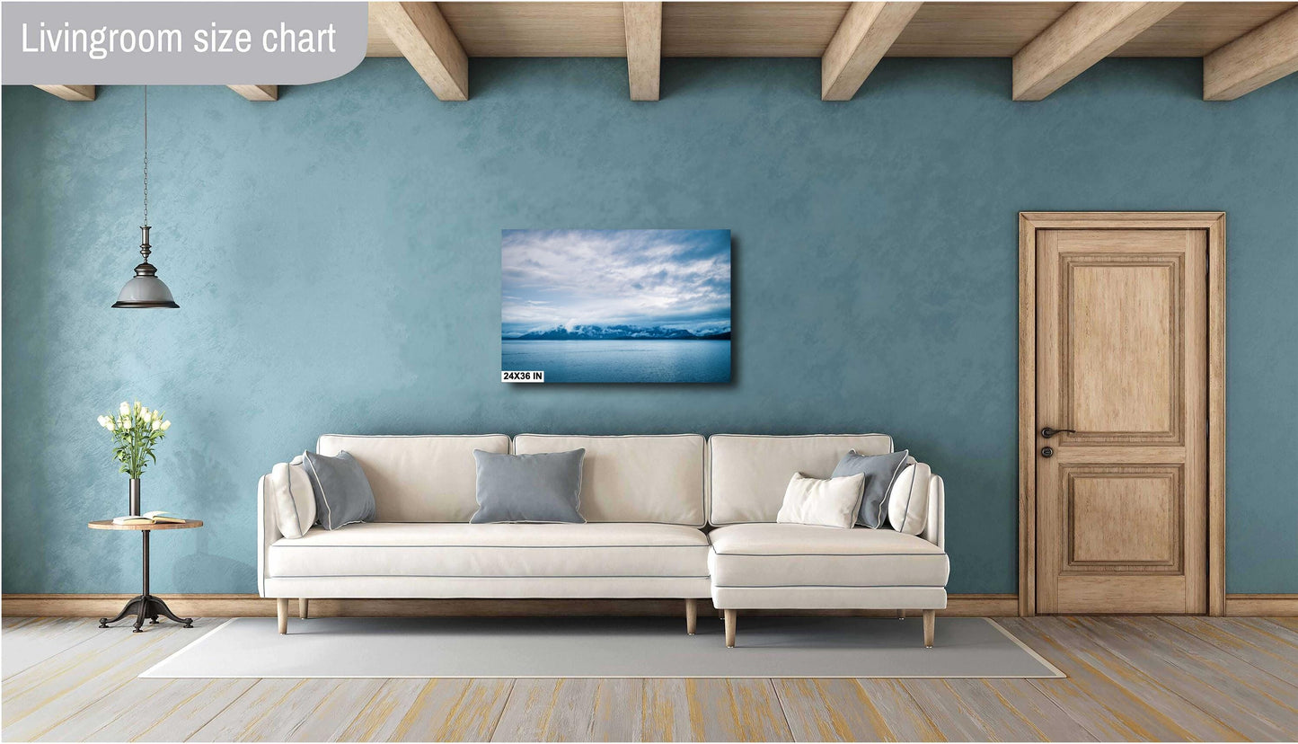 Alaska Inside Passage - Misty Mountains Cruise Art, Nature Wall Decor & Glacier Bay Photography on Premium Photo Paper, Canvas, or Metal