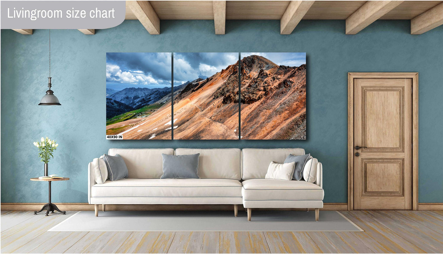 Colorado Alpine Loop Photography: Engineer Pass Summit View & Silverton Ouray Mountain Landscape Art Print