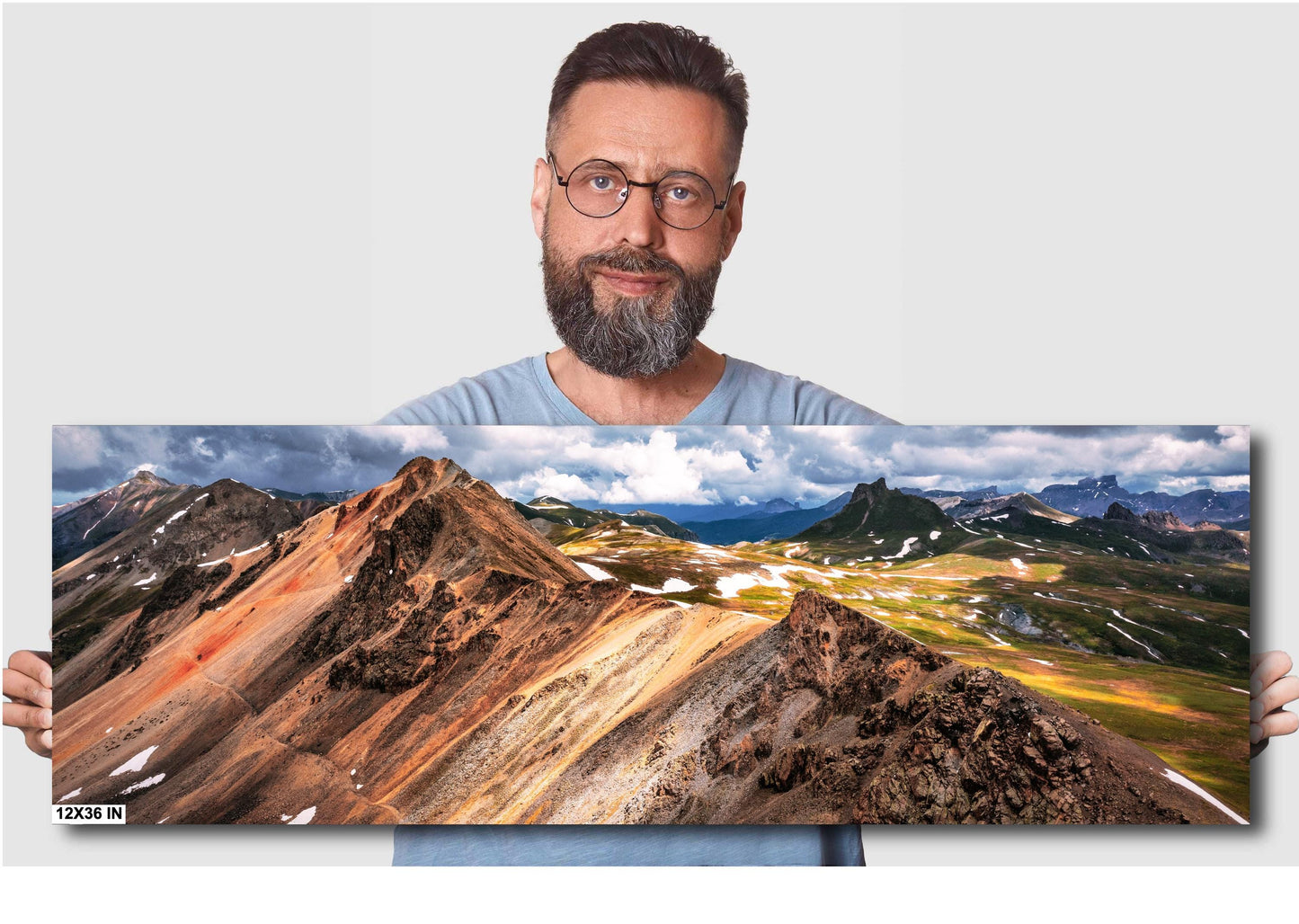 Rocky Mountain Colorado Alpine Loop: Engineer Pass Summit View Photography Print, Silverton & Ouray Wall Art Decor