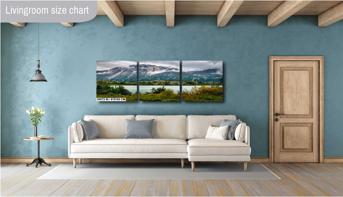 Bernard Lake Art Print - Fraser Alaska Landscape | White Pass & Yukon Railway Fine Art Decor for Your Home