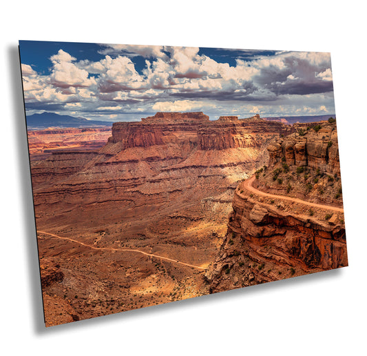 Canyonlands National Park Art Print | Shafer Trail Overlook Desert Landscape for Southwestern Home Decor