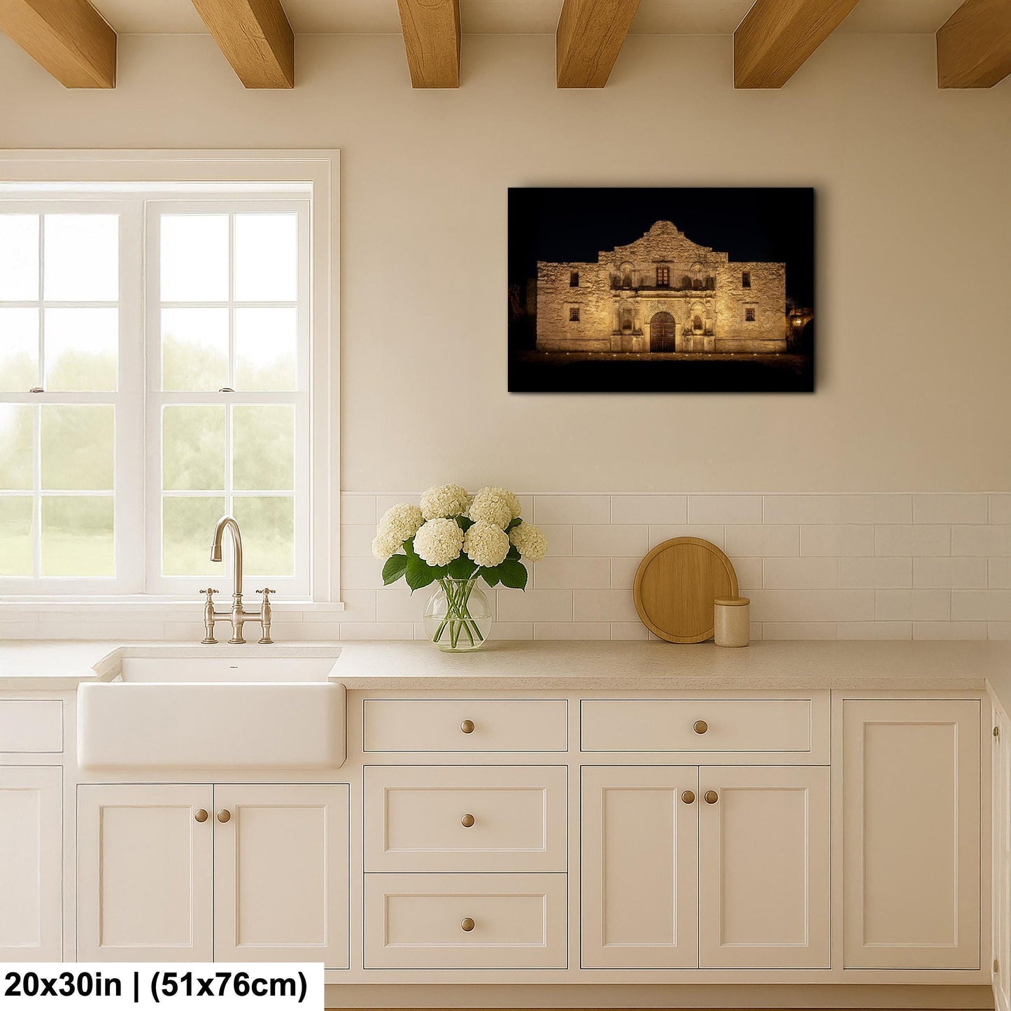 San Antonio Alamo Print - Texas Wall Art | Historic Photo Decor Large Wall Decor