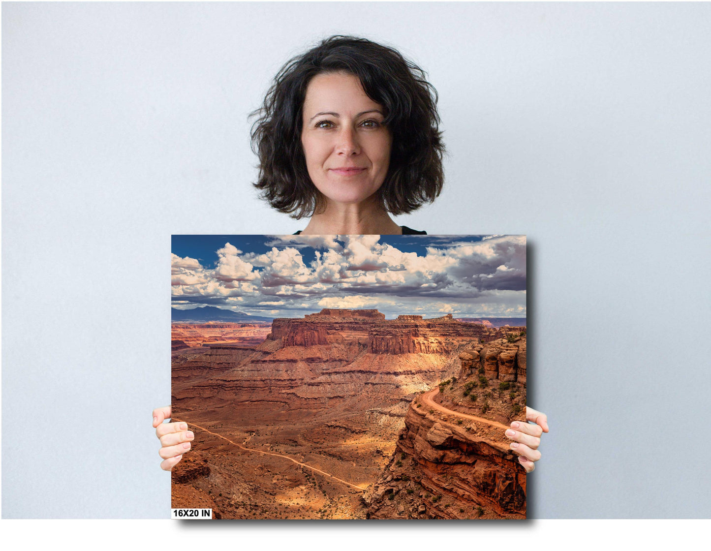 Canyonlands National Park Art Print | Shafer Trail Overlook Desert Landscape for Southwestern Home Decor