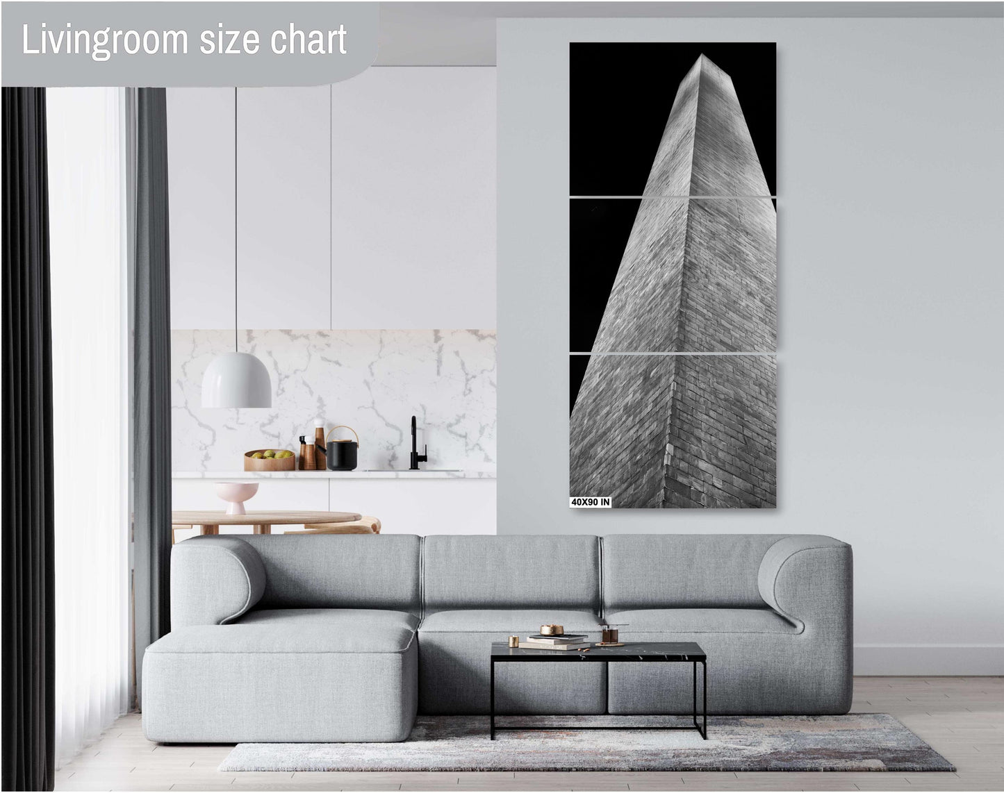 Washington Monument Night Print | DC Cityscape Canvas & Metal Wall Art Photography Decor for Home