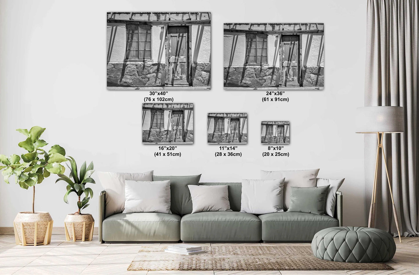 Haunting Abandoned Motel Room 9 Photograph | Vintage Roadside Americana Wall Art Print on Canvas & Metal