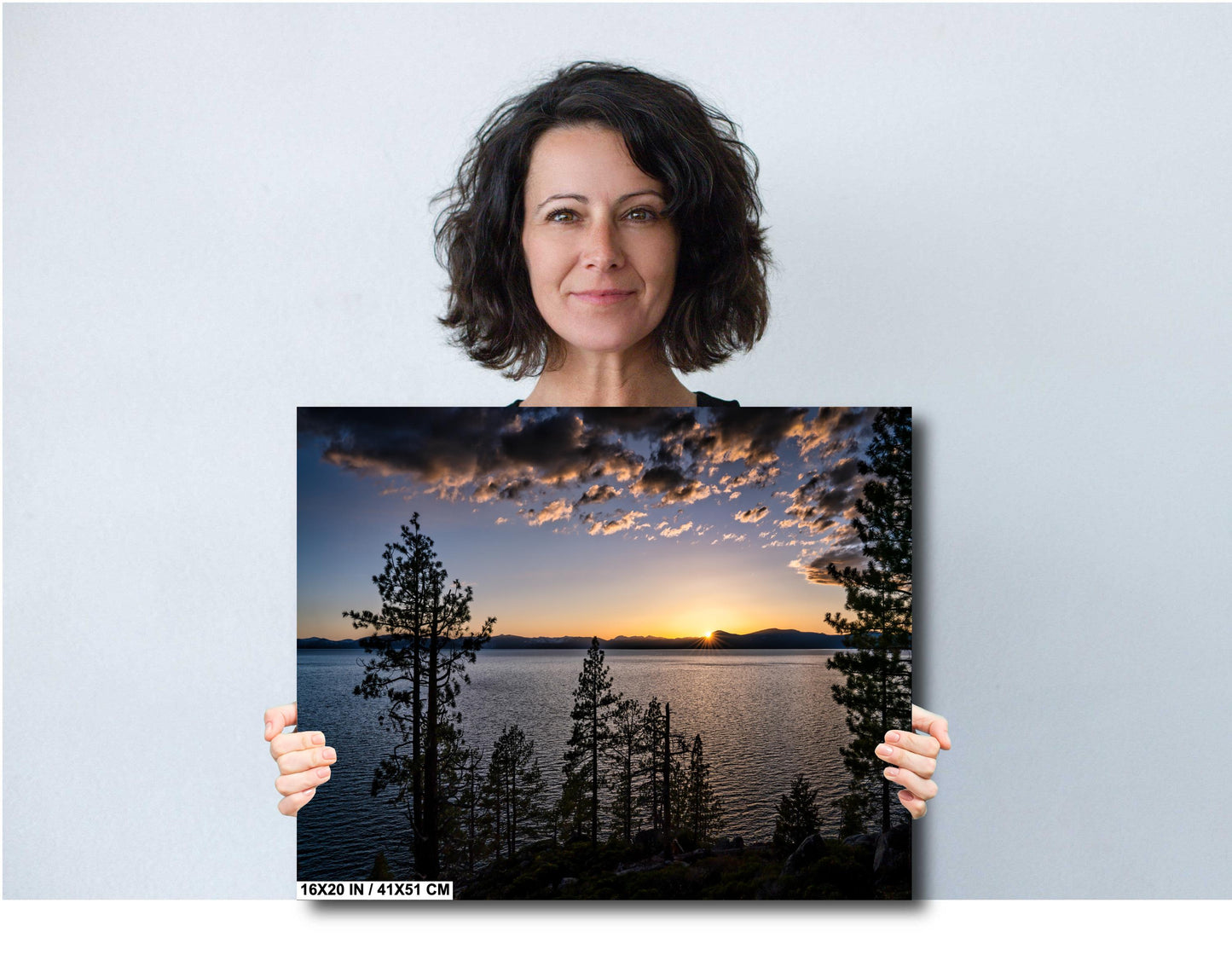 Lake Tahoe Print - Sunset Fine Art Photograph on Photo Paper, Canvas & Metal – Nevada / California Landscape Wall Decor, Mountain Home Gift