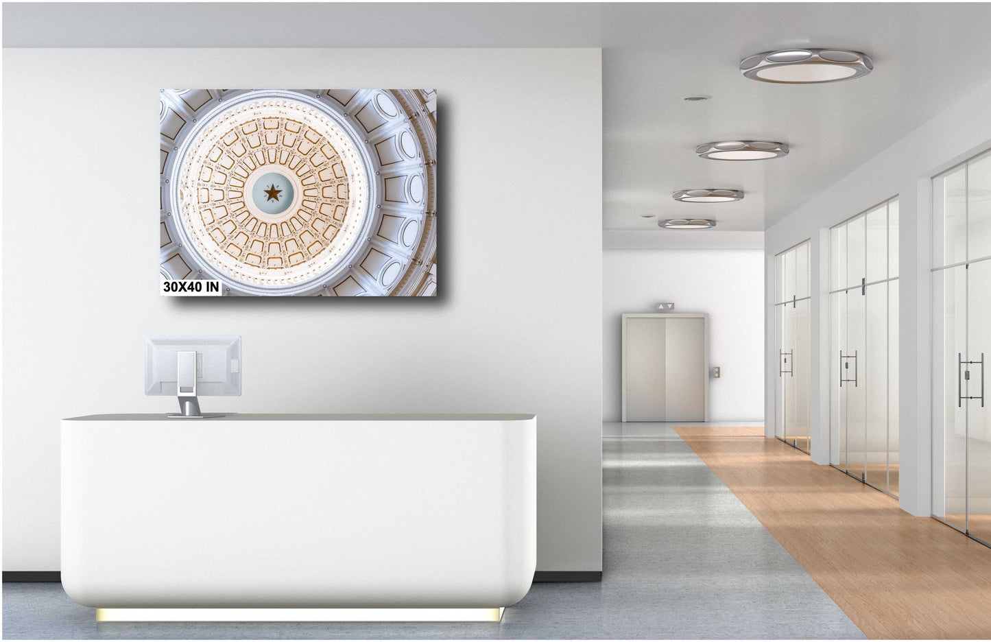 Texas State Capitol Fine Art Photography Print | Historical Rotunda Wall Art | Framed or Ready-to-Hang Canvas, Acrylic, Metal
