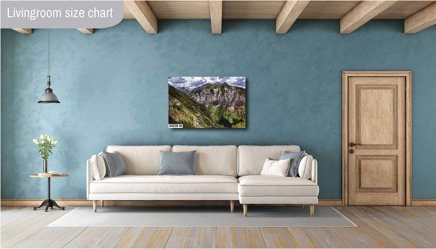 Imogene Pass Summit View Print | Rocky Mountain Colorado Photography Art | Alpine Loop Wall Decor, Nature Landscape Photography
